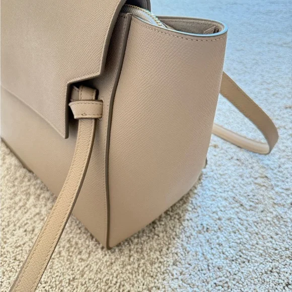 [New] Celine Grained Calfskin Belt Bag, Micro, Tan color - Picture 6 of 10